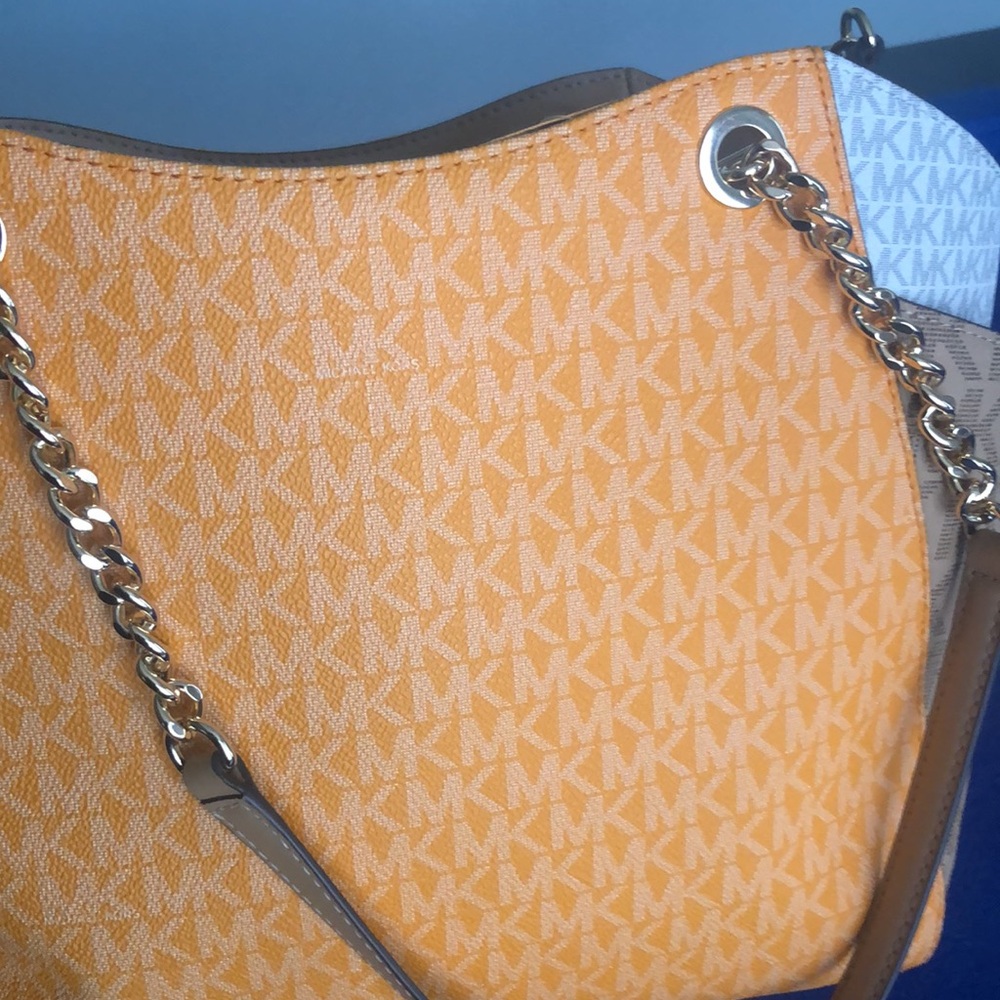 Michael Kors Orange and Brown Women's Bag (Excellent care!) - Picture 11 of 13